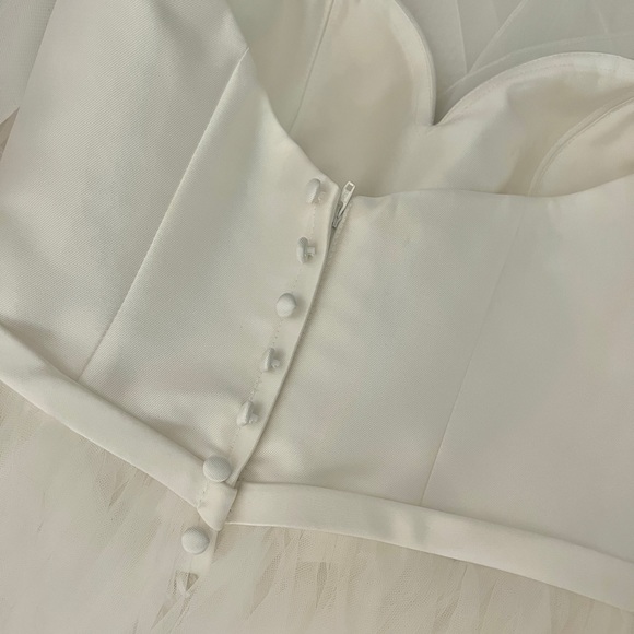 Never worn. One of a Kind dress from Bestow Bridal in Austin, Texas. - Picture 5 of 7